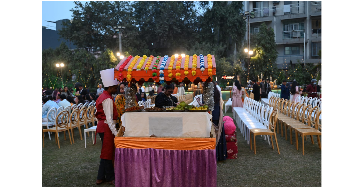 Bachpan ki yaad nostalgia live counter at a wedding