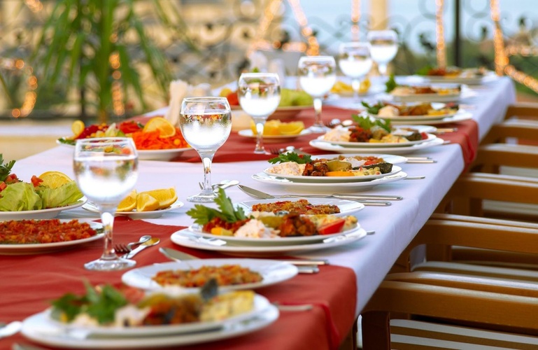 Destination wedding catering setup in Gujarat